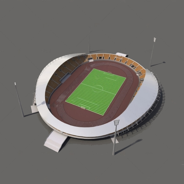 体育馆3D模型